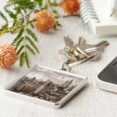 Sepia New York City Sleutelhanger (Zijkant)