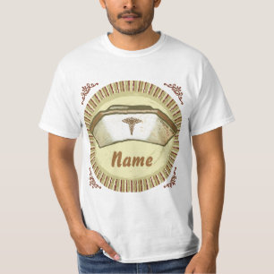 Sepia Nurse custom verpleegkundigen T-shirt