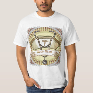 Sepia Nurse-pet T-shirt