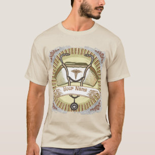 Sepia Nurse-pet T-shirt