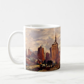 Sepia NYC Skyline Pastoral Mug Koffiemok