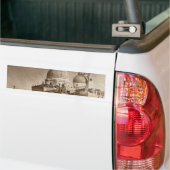 Sepia Paper Effect Venice Grand Canal Bumpersticker (Op Truck)