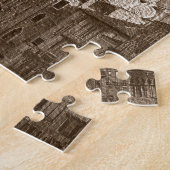 Sepia Paper Effect Venice Grand Canal Legpuzzel (Zijkant)
