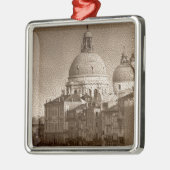 Sepia Paper Effect Venice Grand Canal Metalen Ornament (Links)