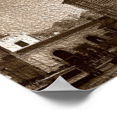 Sepia Paper Effect Venice Grand Canal Poster (Hoek)