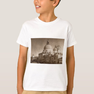 Sepia Paper Effect Venice Grand Canal T-shirt