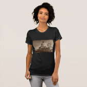 Sepia Paper Effect Venice Grand Canal T-shirt (Voorkant volledig)