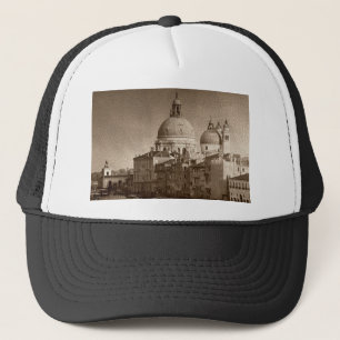 Sepia Paper Effect Venice Grand Canal Trucker Pet