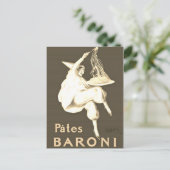 Sepia Pates Baroni Cappiello  reclame Briefkaart (Staand voorkant)
