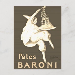 Sepia Pates Baroni Cappiello  reclame Briefkaart