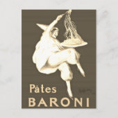Sepia Pates Baroni Cappiello reclame Briefkaart (Voorkant)