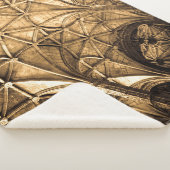 Sepia Portugese architectuur Sherpa Deken (3/4)