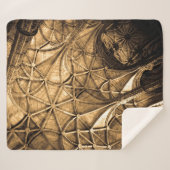 Sepia Portugese architectuur Sherpa Deken (Voorkant (horizontaal))