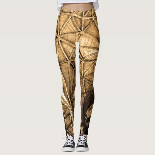 Sepia Portugese Plafond Leggings (Voorkant)