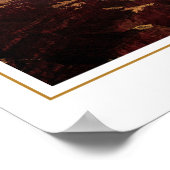 Sepia Poster van de Grand Canyon (Hoek)