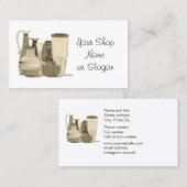 Sepia Pottery Shop Visitekaartje (Voorkant / Achterkant)