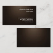 Sepia Professional Simple Modern Plain Visitekaartje
