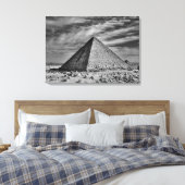 Sepia Pyramid Canvas Afdruk (Insitu (Slaapkamer))