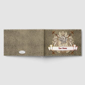Sepia ridder Schild achternaam Gastenboek (Volledig)