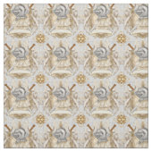 Sepia ridder Schild Stof (Swatch)
