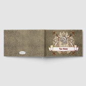 Sepia ridder Shield achternaam Gastenboek (Volledig)