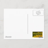 Sepia Rose Bouquet Briefkaart (Achterkant)