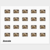 Sepia Rose Bouquet Ronde Sticker (Vel)