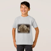 Sepia Rose Bouquet T-shirt (Voorkant volledig)