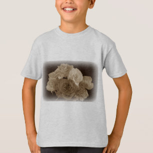 Sepia Rose Bouquet T-shirt