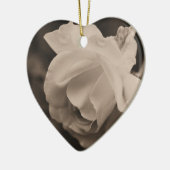 Sepia Rosebud het Ornament van de Bloem (Links)