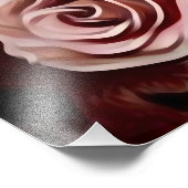 Sepia & roze roodrokertang foto afdruk (Hoek)