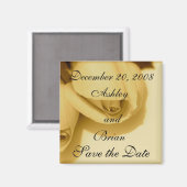 Sepia Rozen magneet (Voorkant / Achterkant)