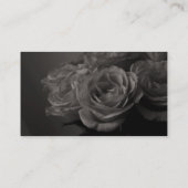 Sepia rozen visitekaartje (Achterkant)
