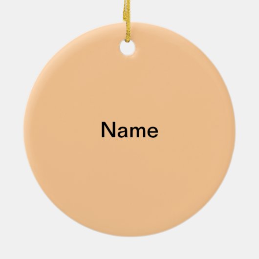 Sepia Serenity Cross Keramisch Ornament (Achterkant)