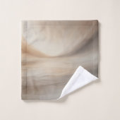 Sepia Serenity: rustige tonen Bad Handdoek (Wasdoekje)