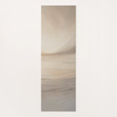 Sepia Serenity: rustige tonen Yogamat (Achterkant)