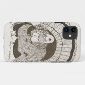 Sepia Sketch iPhone 5 Hoesje Turkije (Achterkant (horizontaal))