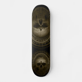 Sepia Skull-skateboard Persoonlijk Skateboard