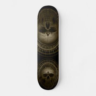 Sepia Skull-skateboard Persoonlijk Skateboard