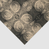 Sepia Snagel Patterned Tissuepapier (Detail)