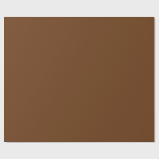 Sepia Solid Blank Cadeaupapier (Vlak)