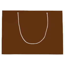 Sepia Solid Blank Groot Cadeauzakje