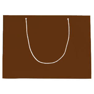 Sepia Solid Blank Groot Cadeauzakje