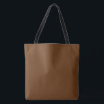 Sepia Solid Blank Tote Bag<br><div class="desc">In een wereld van oneindige mogelijkheden, is het fijn om een punt te hebben dat u kunt vertrouwen op. Dit is eenvoudig met minimale details voor formele of informele gelegenheden. De Sepia-kleur is een van de kleurbereiken van de aarde die het in staat stelt om in elke situatie geweldige te...</div>