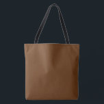 Sepia Solid Blank Tote Bag<br><div class="desc">In een wereld van oneindige mogelijkheden, is het fijn om een punt te hebben dat u kunt vertrouwen op. Dit is eenvoudig met minimale details voor formele of informele gelegenheden. De Sepia-kleur is een van de kleurbereiken van de aarde die het in staat stelt om in elke situatie geweldige te...</div>