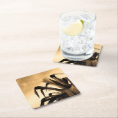 Sepia Spaans Aloë Plant Foto Kartonnen Onderzetters (Insitu)