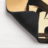 Sepia Spaans Aloë Plant Foto Muismat (Hoek)