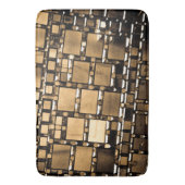 Sepia spiegelpatroon badmat (Voorkant Verticaal)