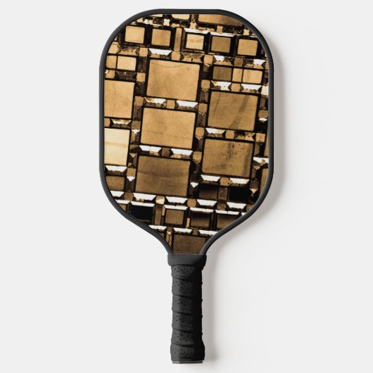 Sepia-spiegelpatroon Pickleball Paddle (Voorkant)