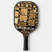 Sepia-spiegelpatroon Pickleball Paddle (Achterkant)